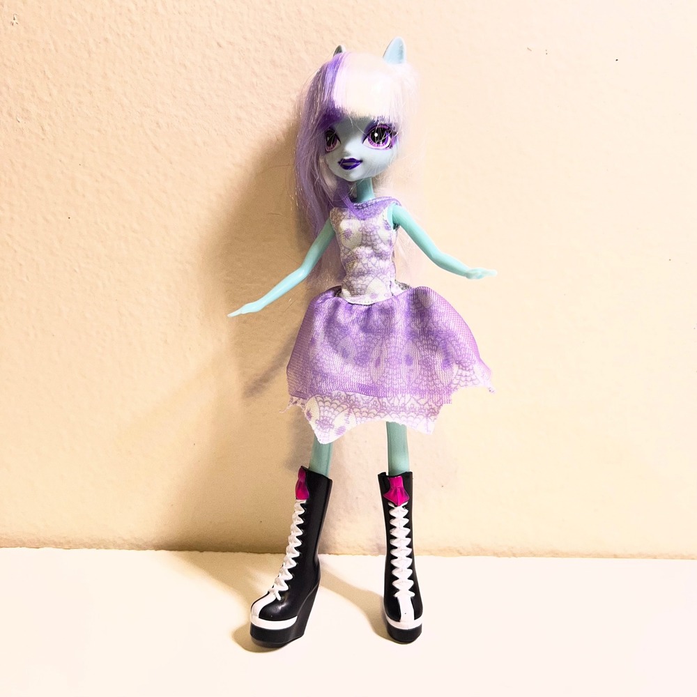 My Little Pony 9in Equestria Girls Doll Purple Blue Lace Dress Platform‎ Boots